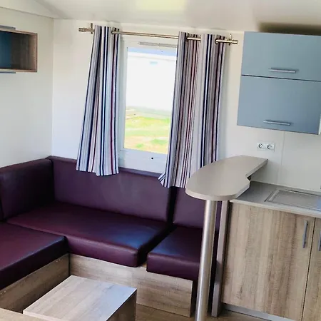 בית נופש Mobil-home Au Bord De L'etang Avec Terrasse Privee - 2 Chambres, Cuisine Equipee, Activites Nautiques - Fr-1-584-308 *